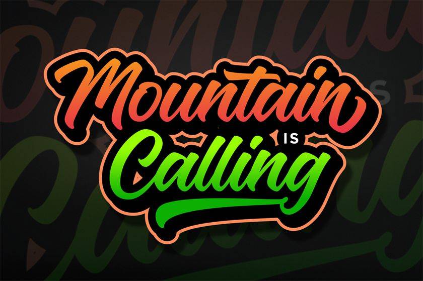 Srabi Script Font sample