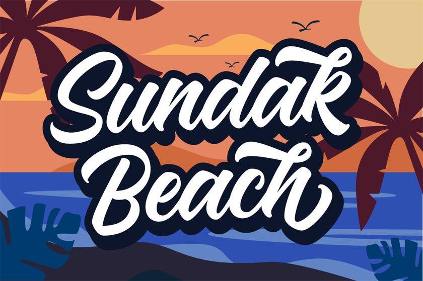 Srabi Script Font sample