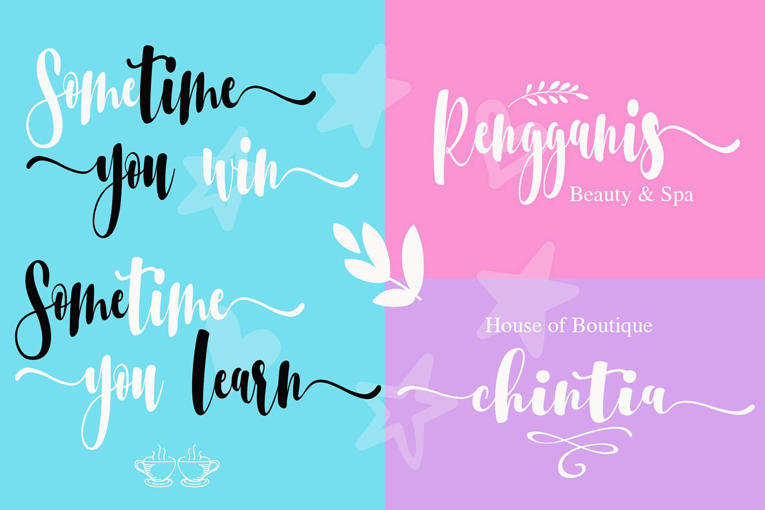 Srikonitta Font sample