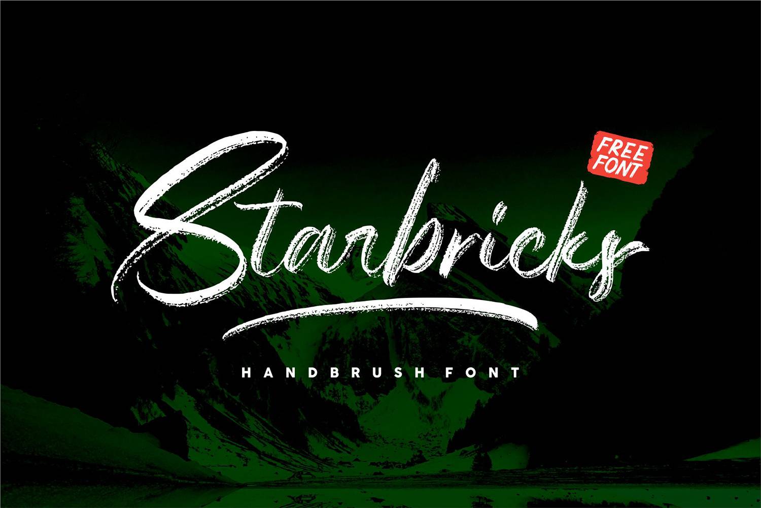 Starbricks Font sample