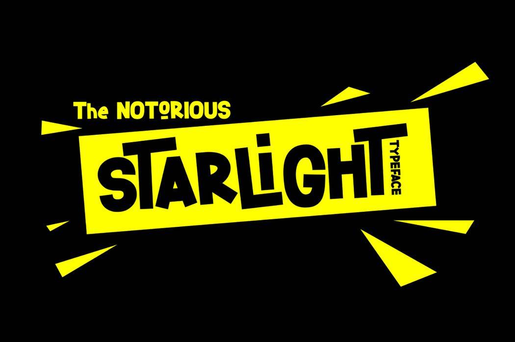 Starlight Font sample
