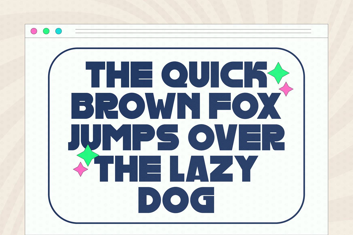Starlink Font sample