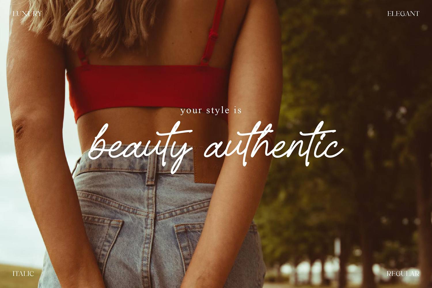 Starmony Font sample