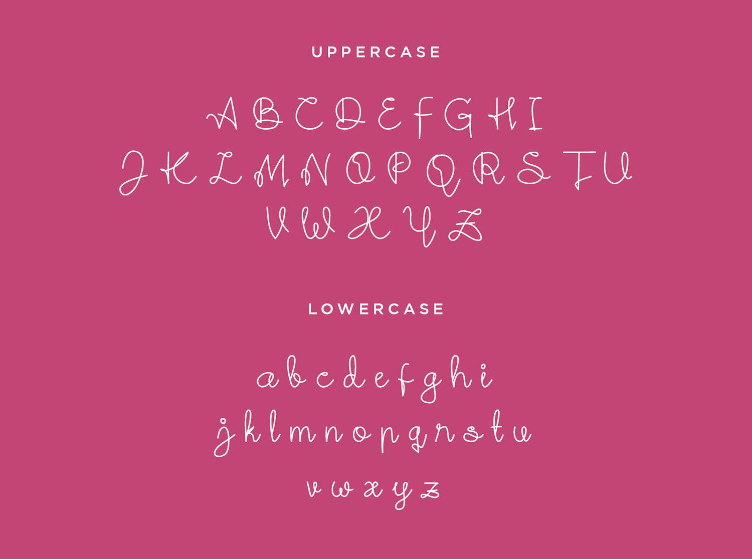 Steffani Font sample