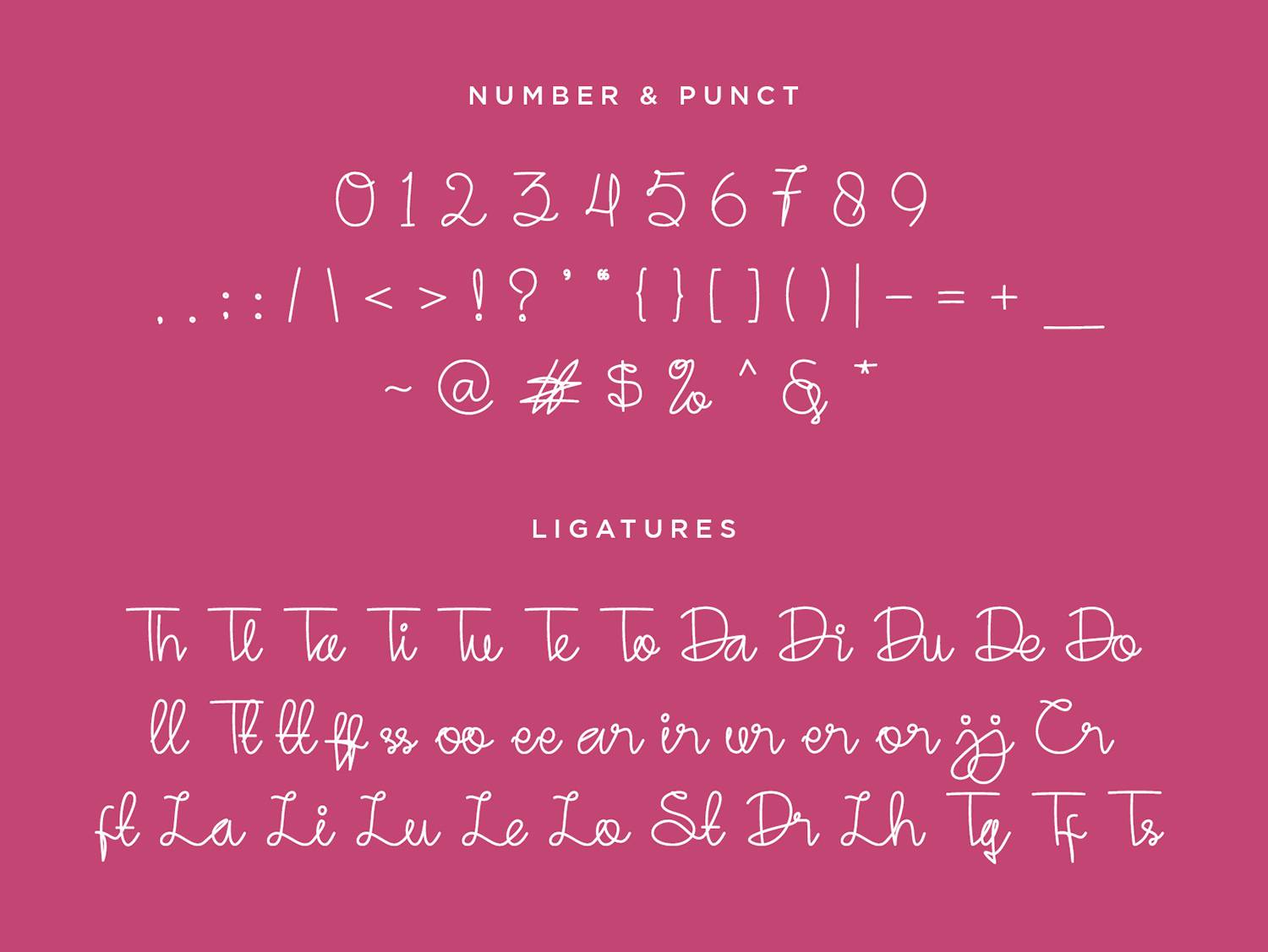 Steffani Font sample
