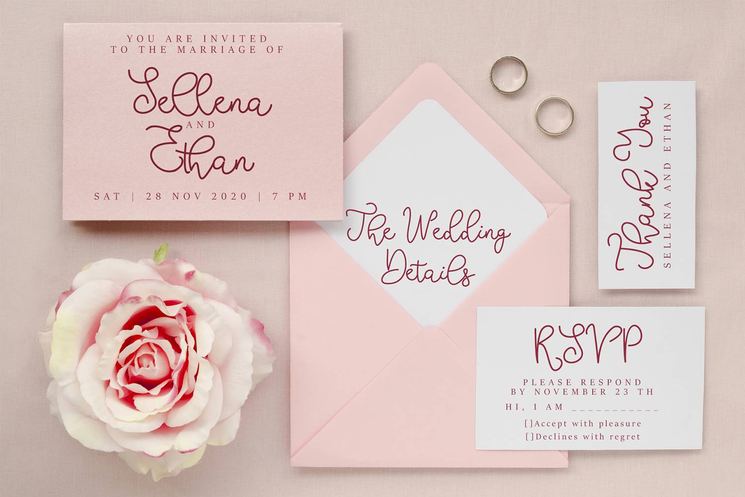 Stellova Font sample