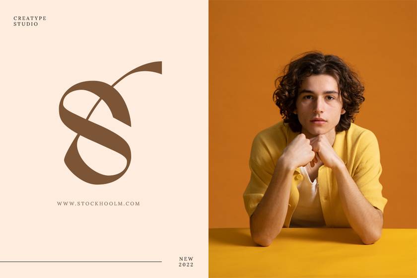 Stockhoolm Font sample