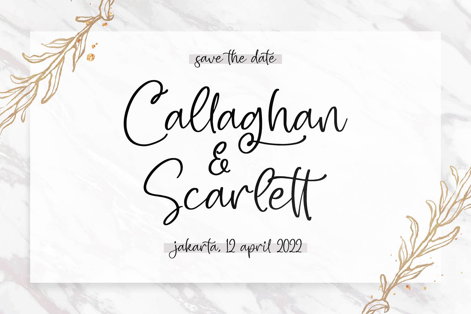 Storycold Font sample