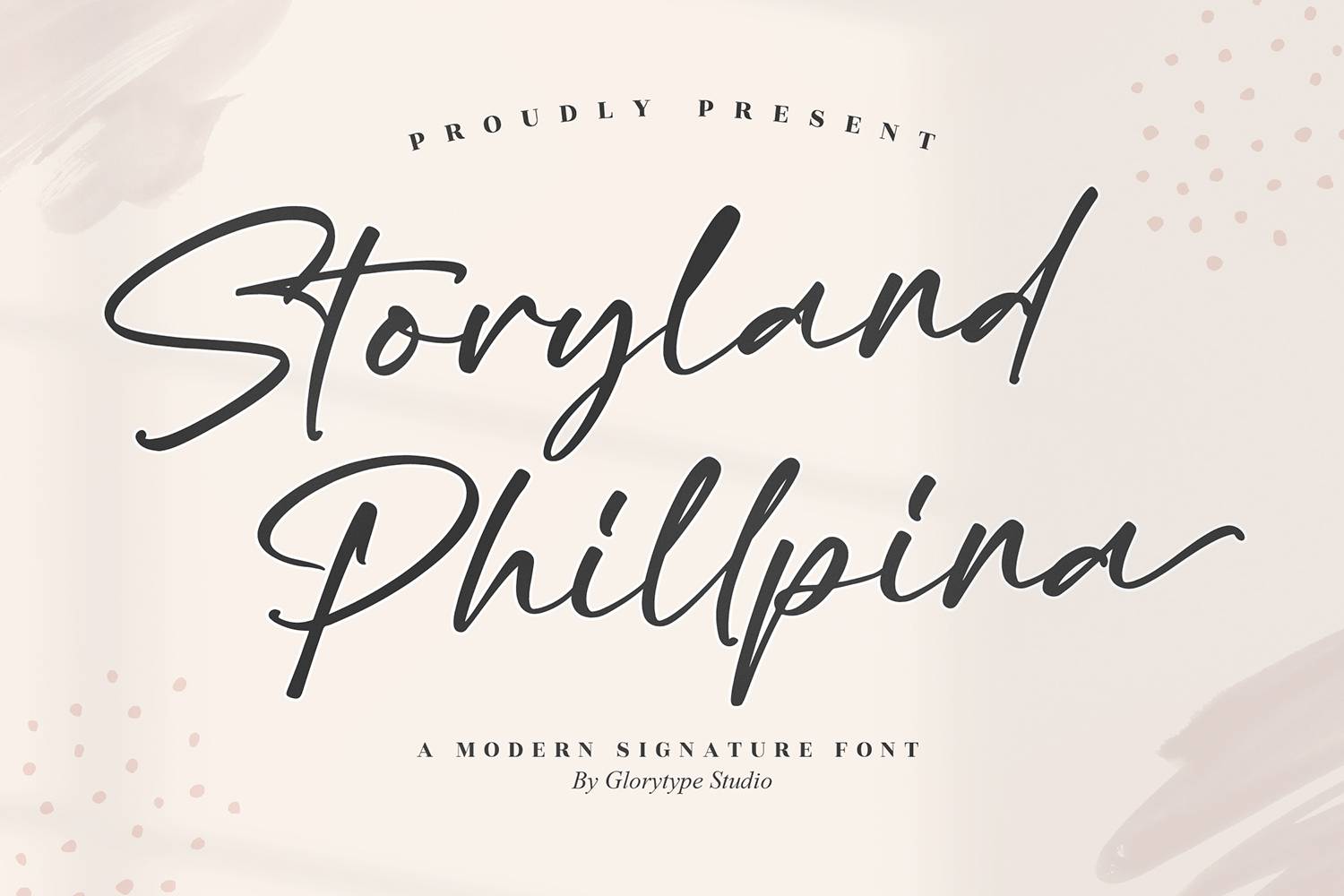 Storyland Phillpina Font sample