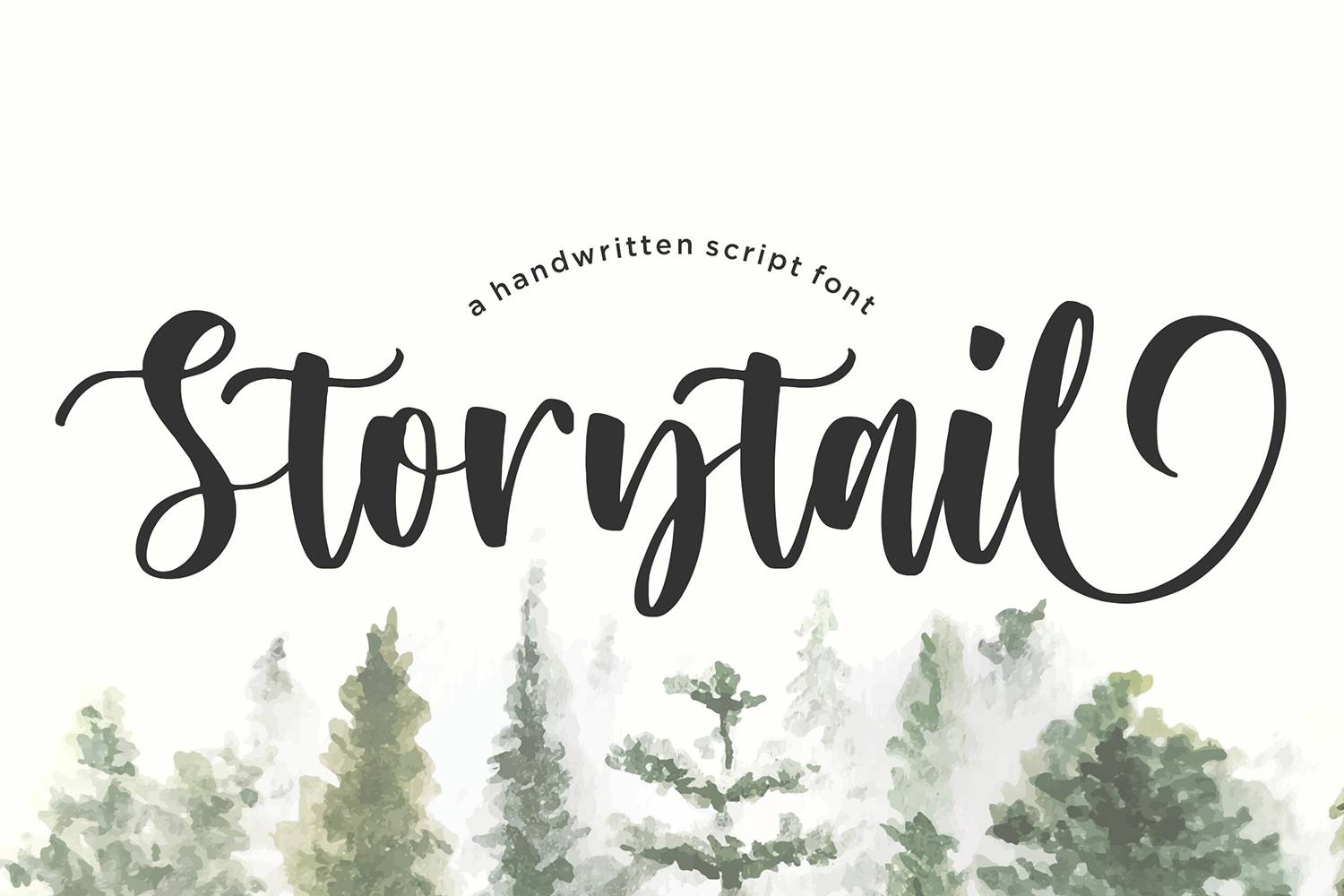 Storytail Font sample
