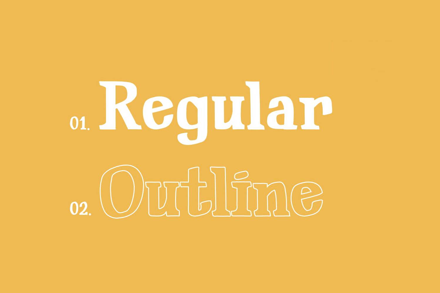 Storyteller Font sample