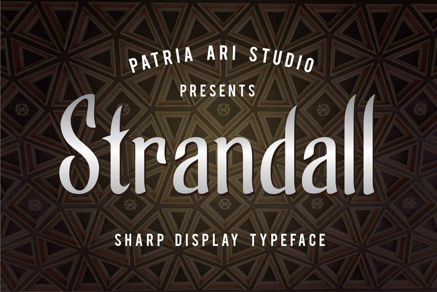 Strandall Font sample