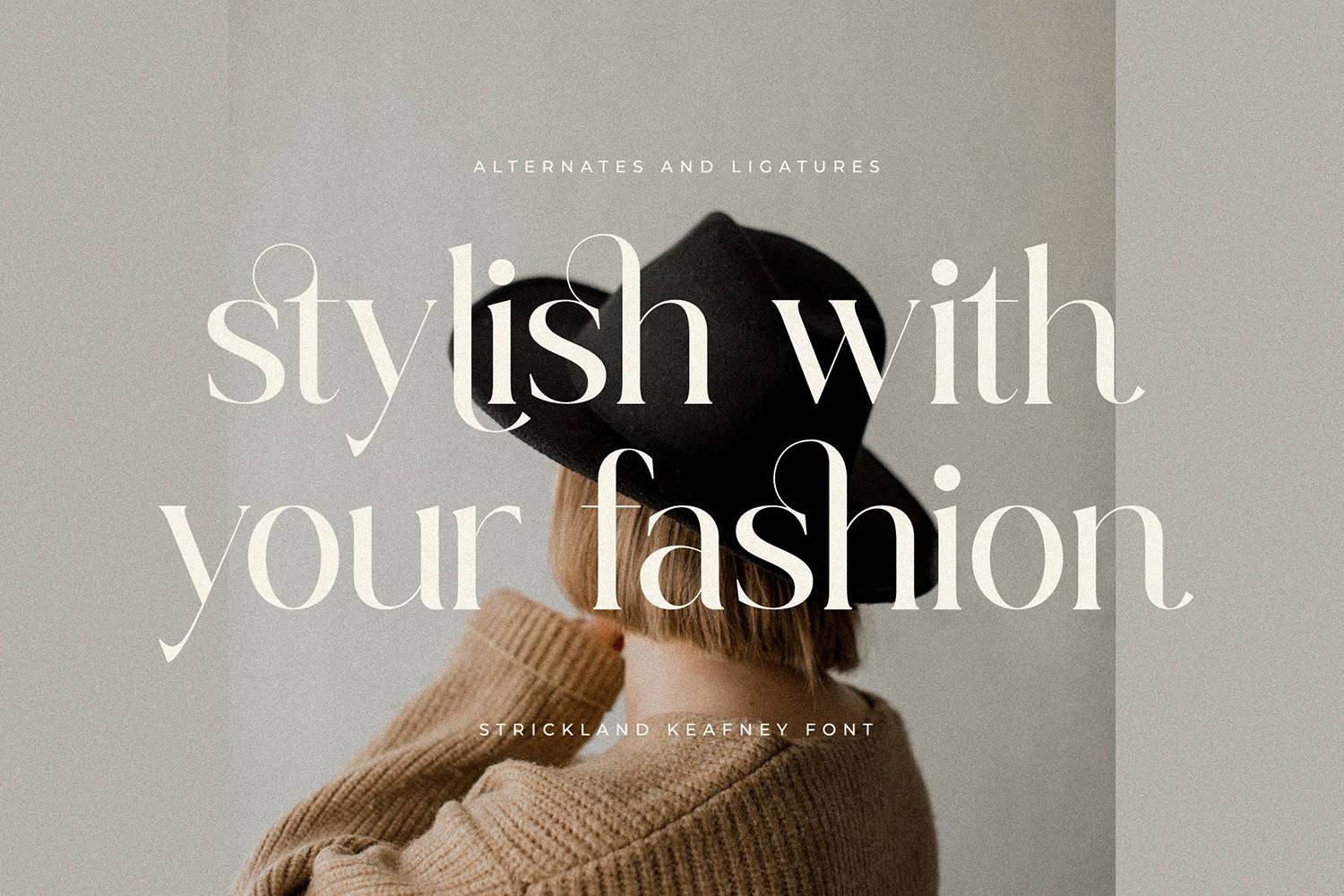 Strickland Keafney Font sample