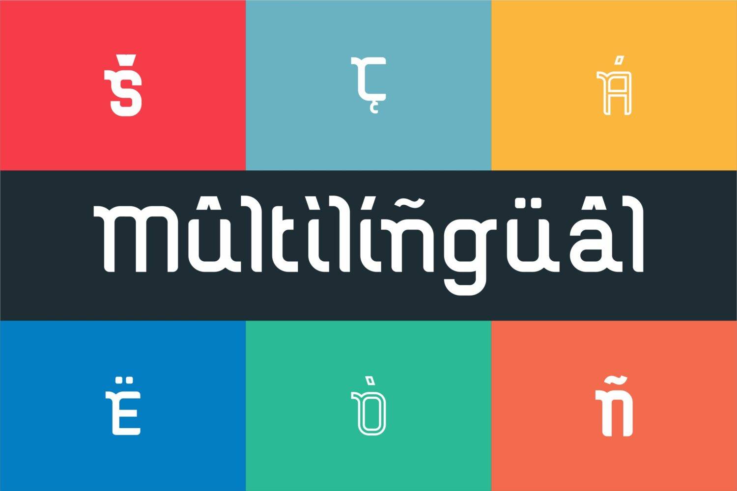 Stucker Font sample