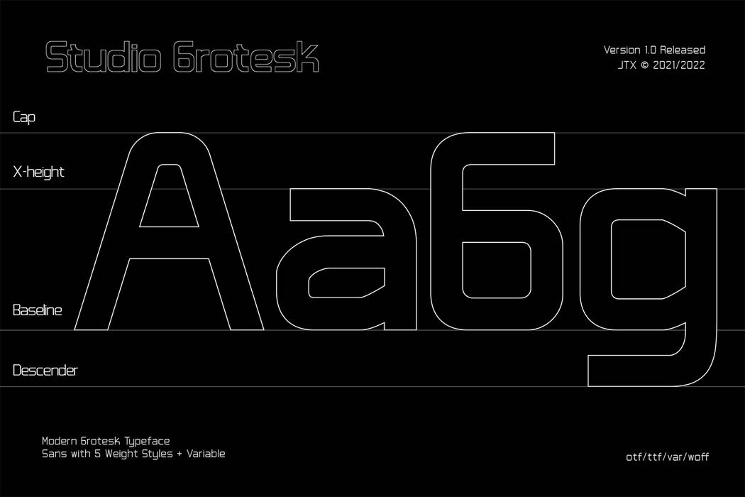 Studio Grotesk Font sample