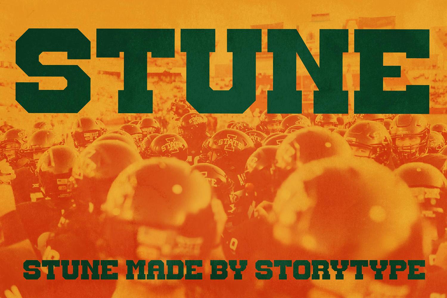 Stune Font sample