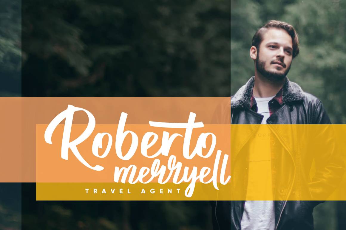 Stuttgart Script Font sample
