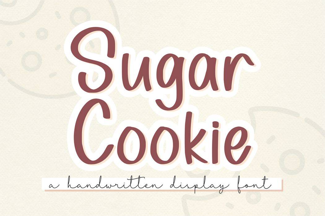 Sugar Cookie Font sample