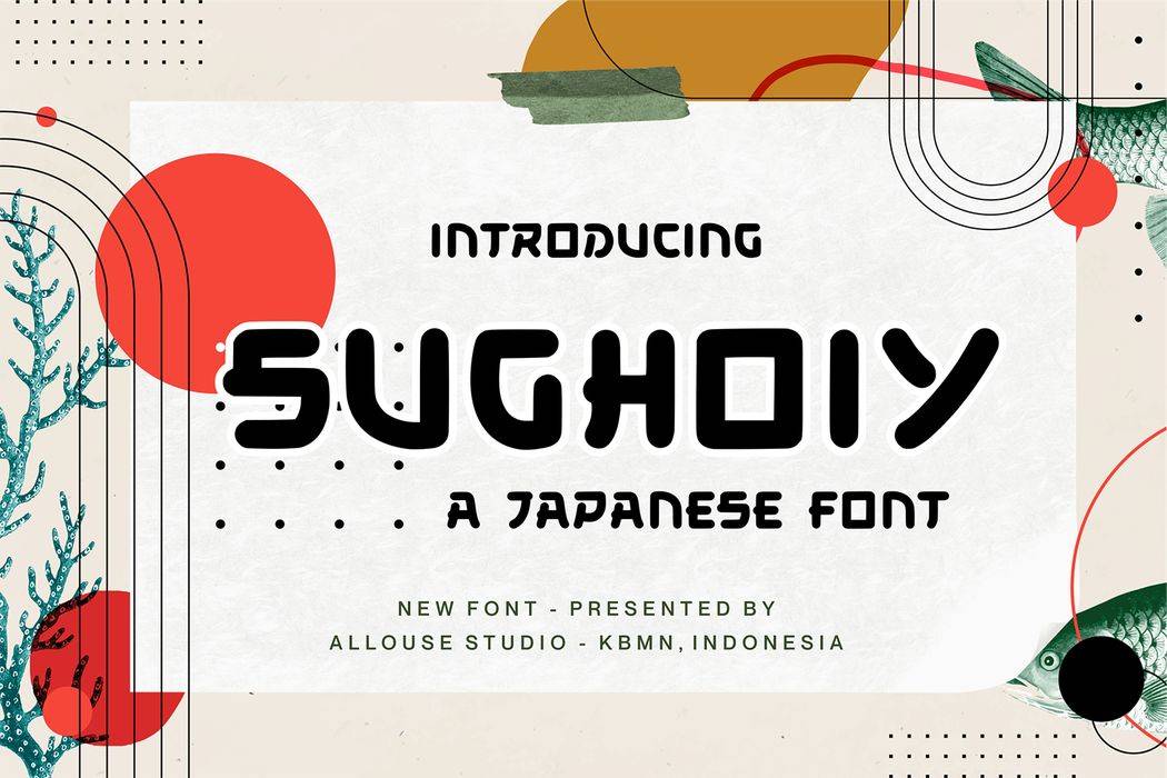 Sughoiy Font sample