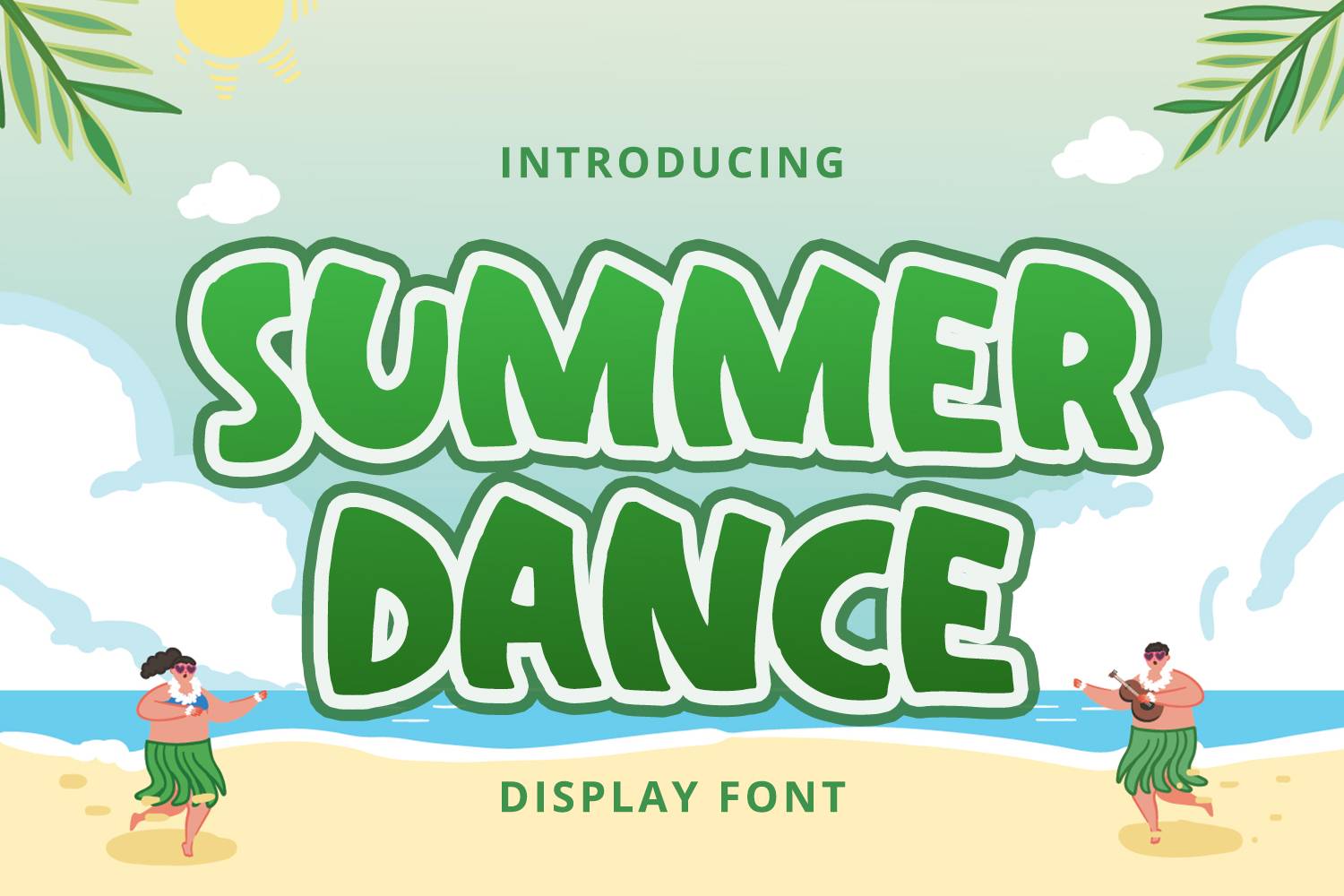 Summer Dance Font sample