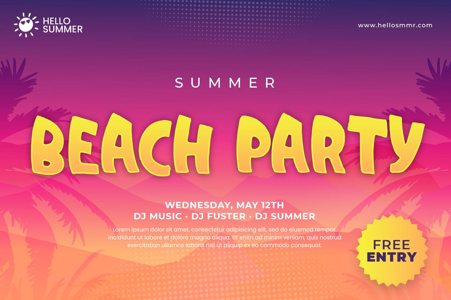 Summer Dance Font sample