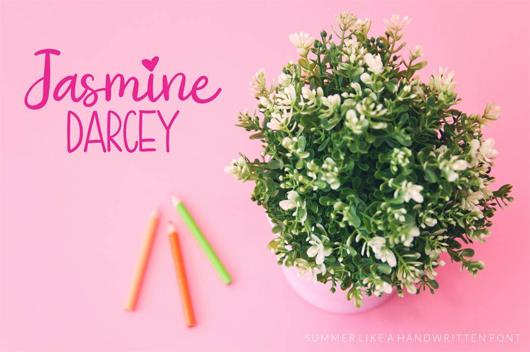 Summer Like Font Duo sample