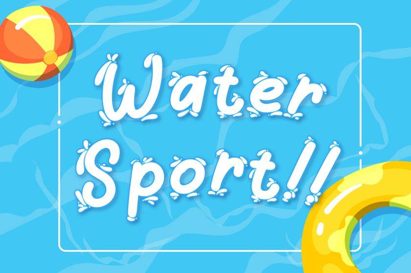 Summer Splash Font sample