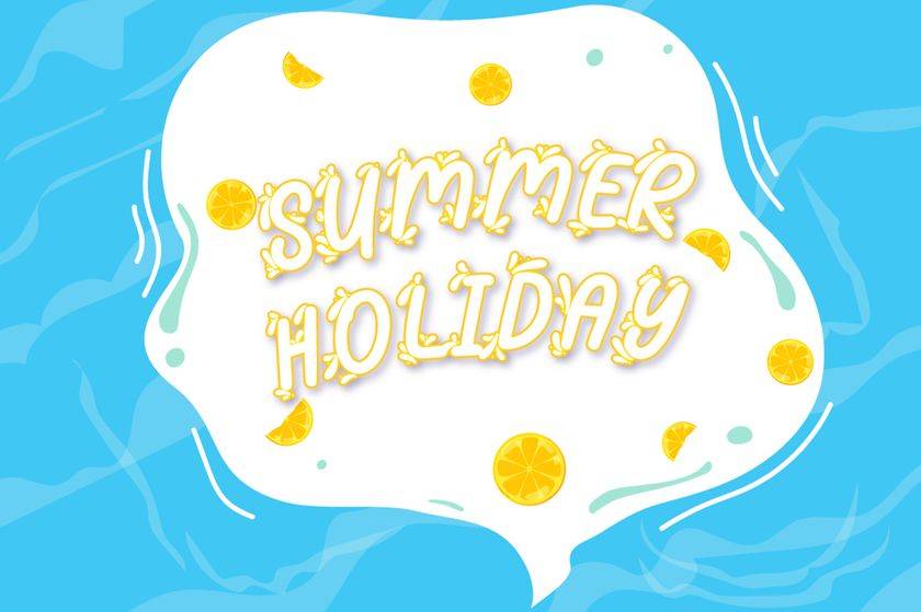 Summer Splash Font sample