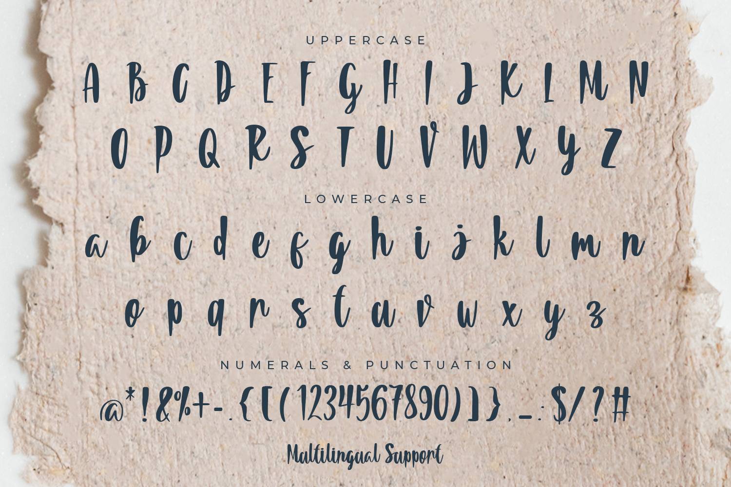 Summeria Font sample