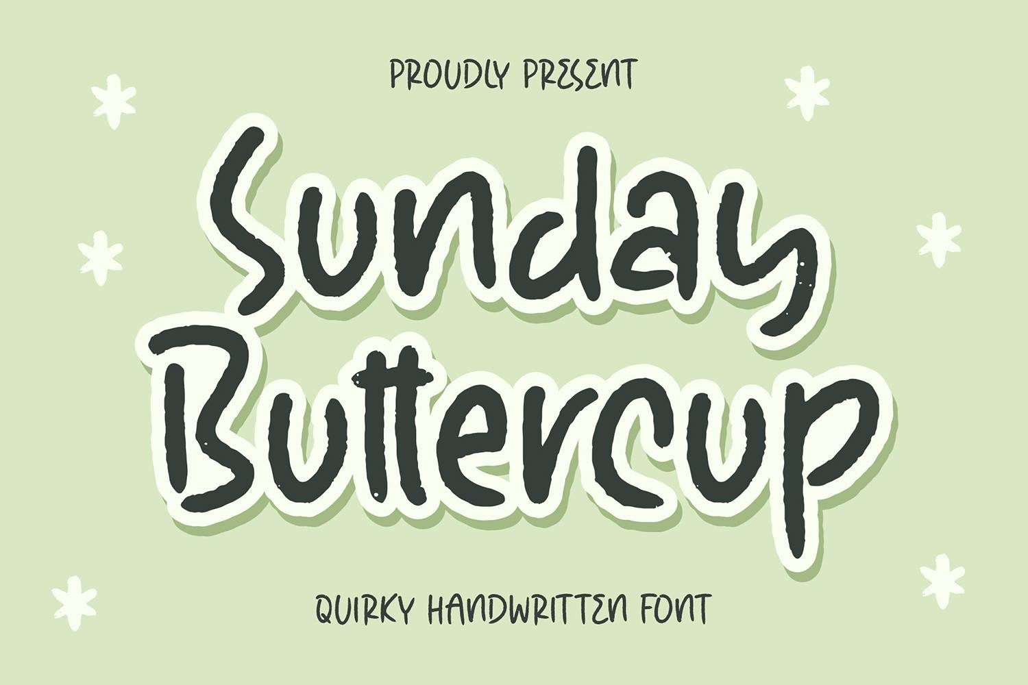 Sunday Buttercup Font sample