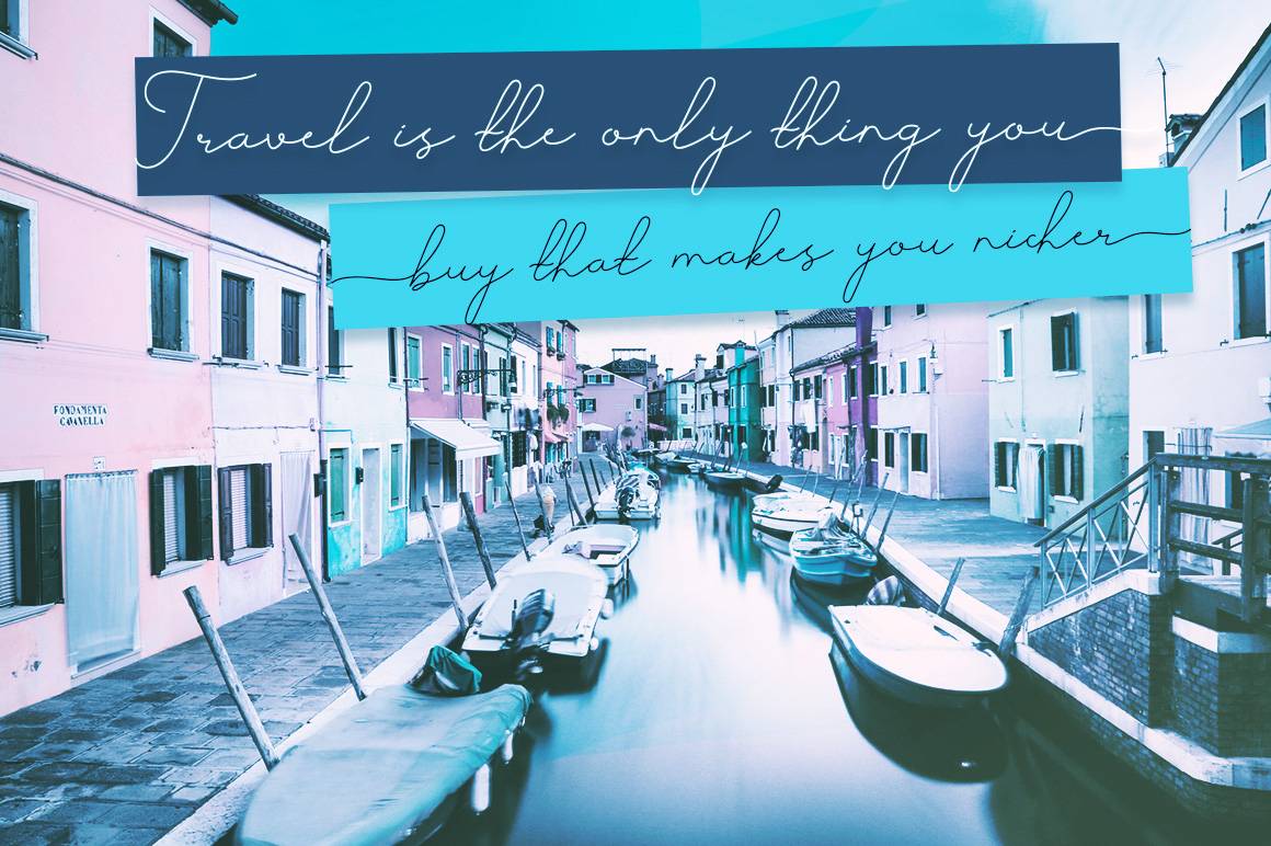 Sunday Girl Script Font sample