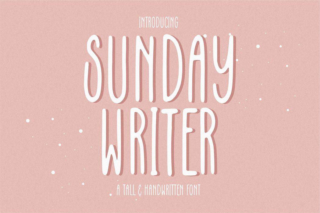 Sunday Writer Font sample