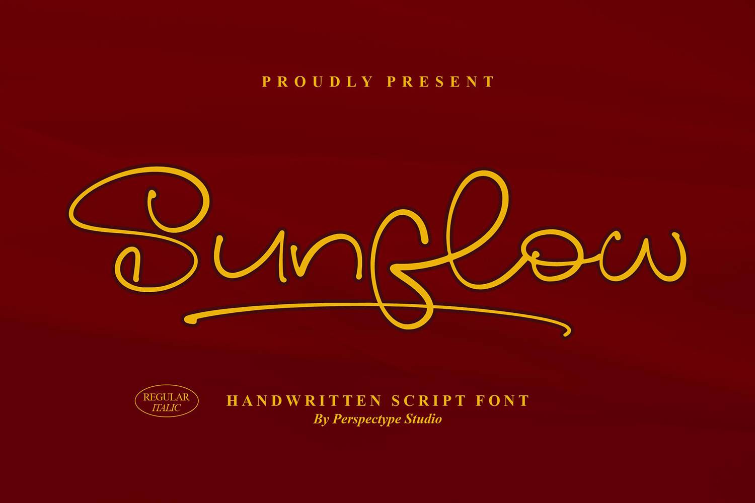 Sunflow Font sample