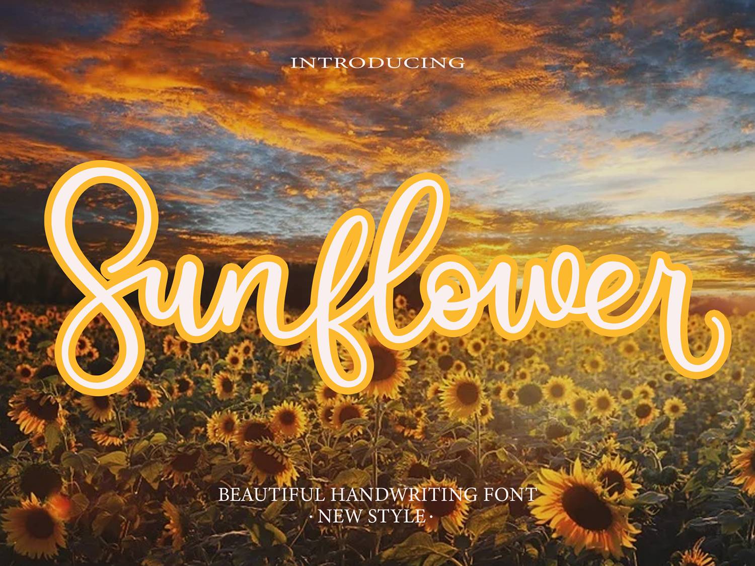 Sunflower Font sample