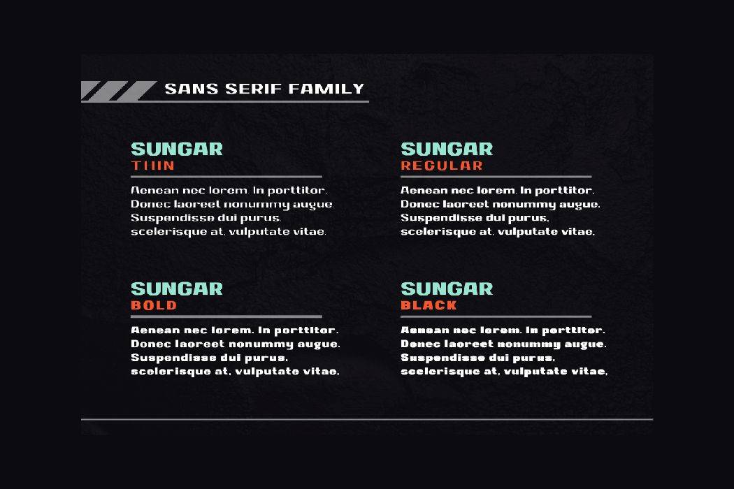 Sungar Font sample
