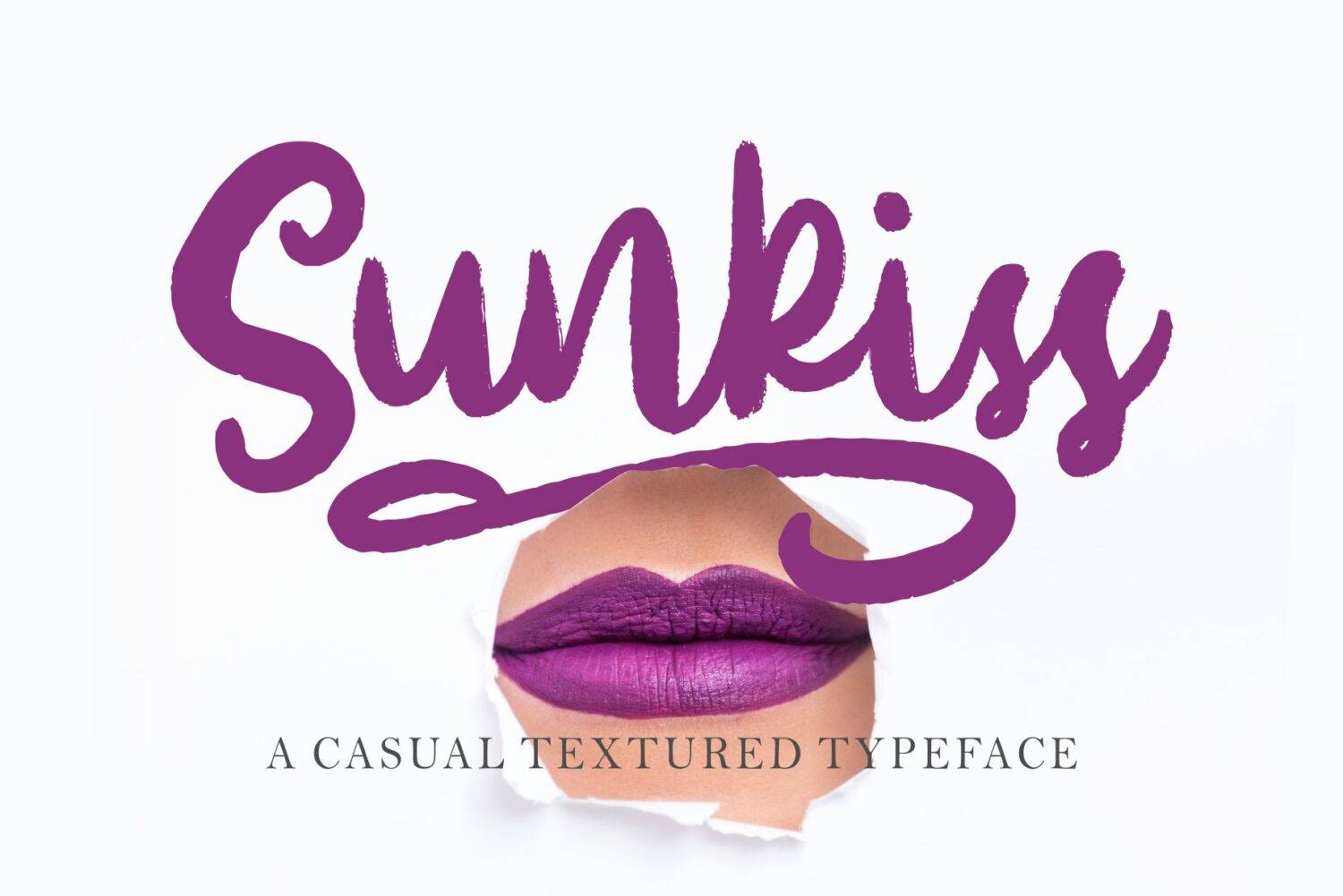 Sunkiss Font sample