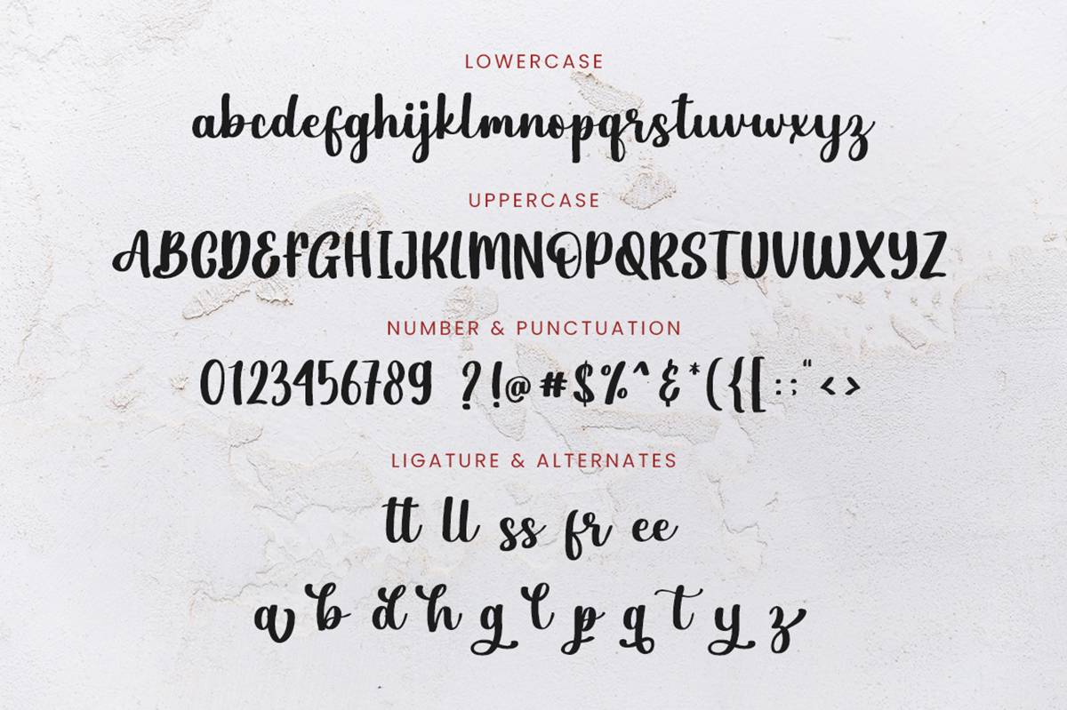 Sunlight Font sample