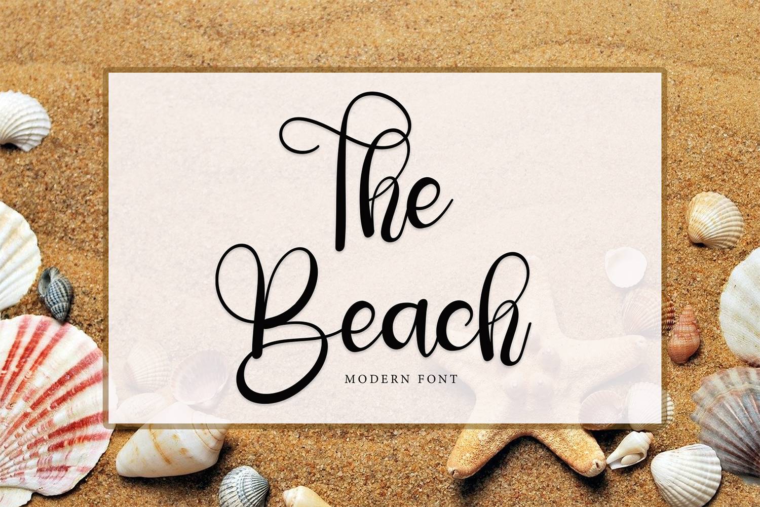 Sunrise Font sample