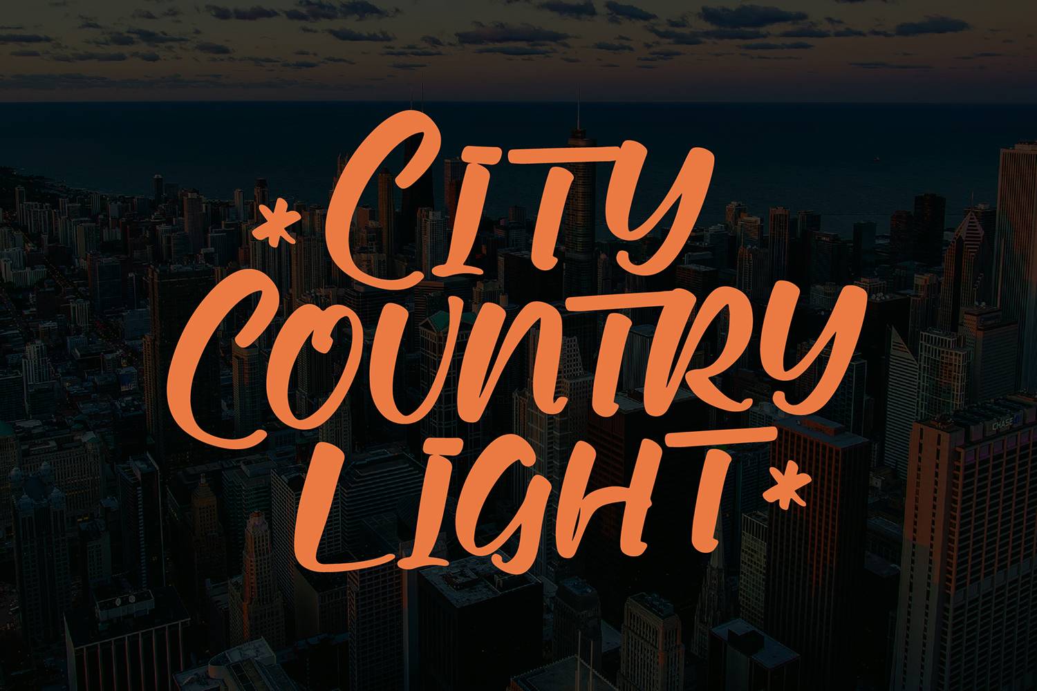 Sunromi Font sample