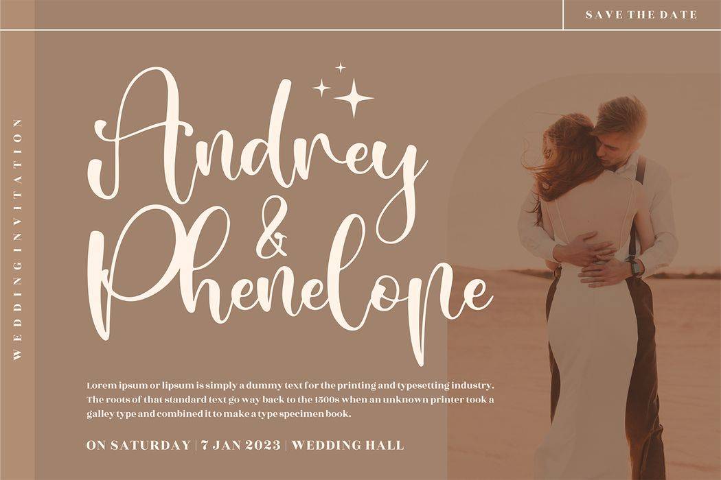 Sunshine Gabriela Font sample