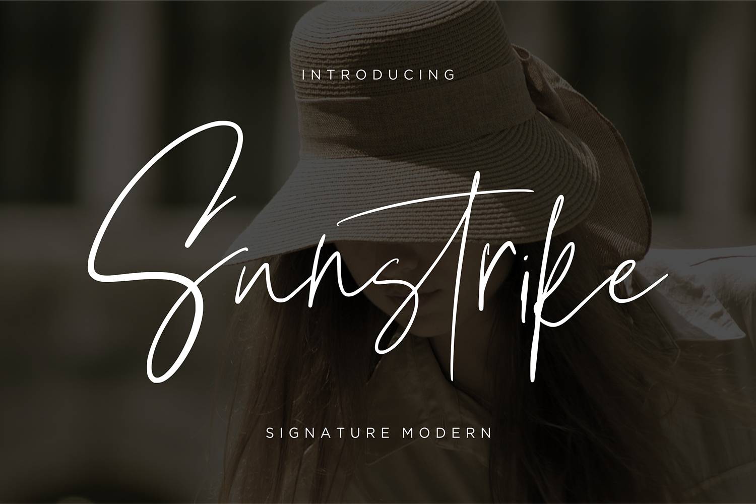 Suntrike Font sample