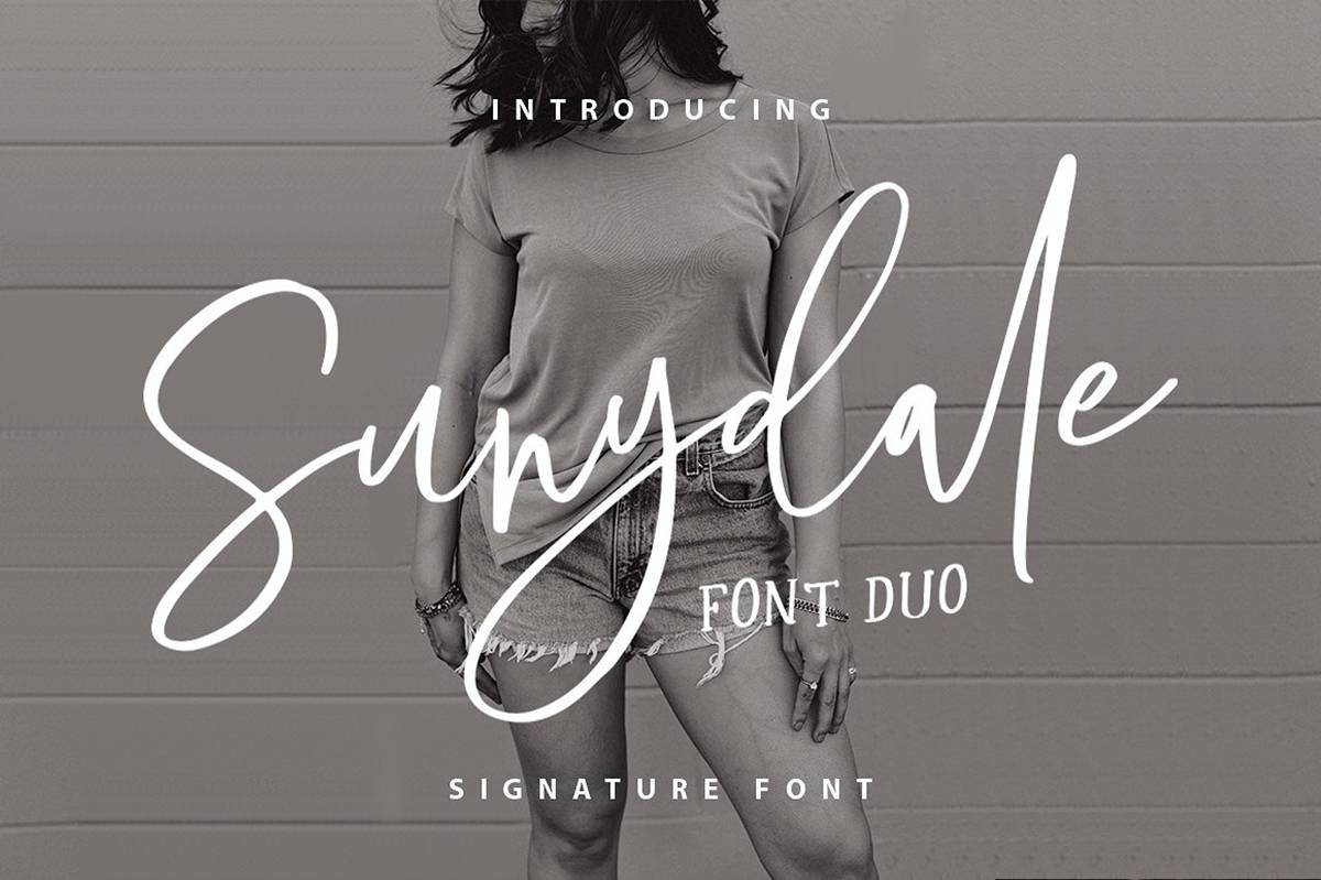 Sunydale Font Duo sample