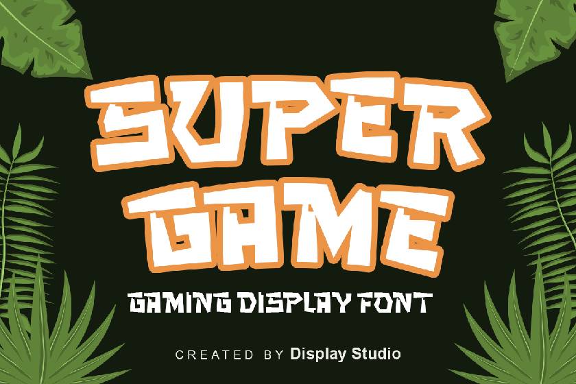 Super Game Font sample