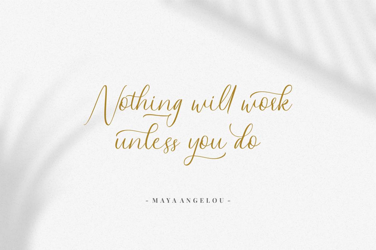 Swadery Font sample