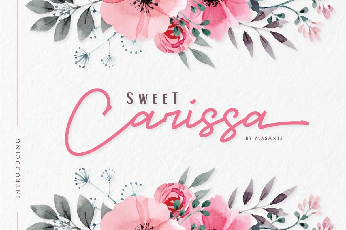 Sweet Carissa Font sample