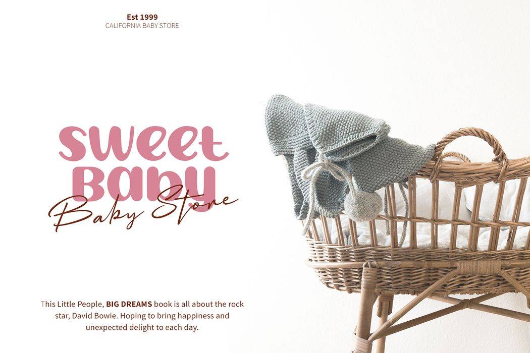 Sweet Creamy Font sample