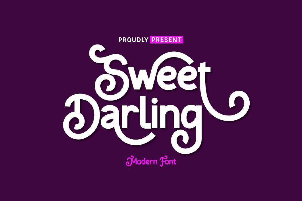 Sweet Darling Font sample