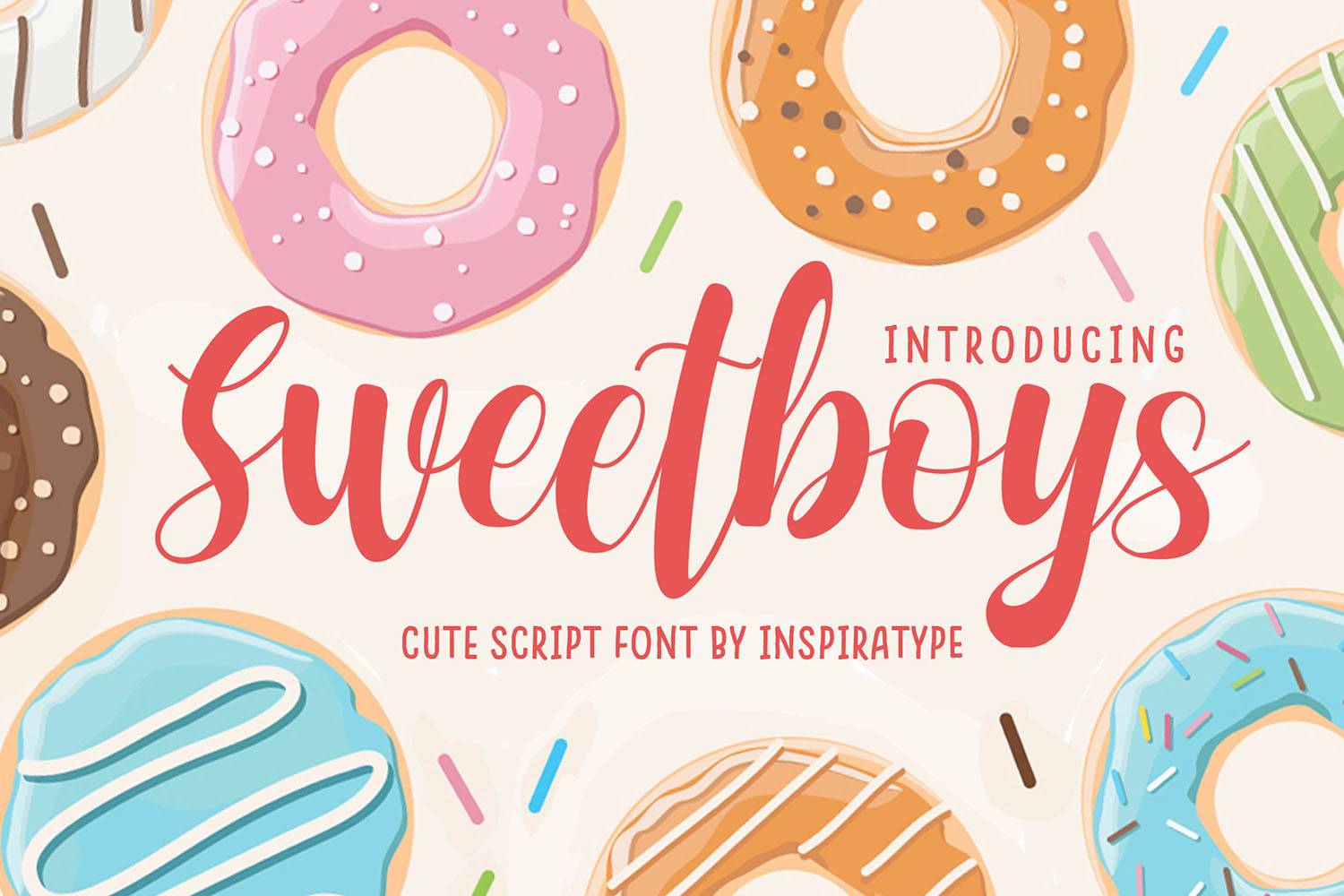 Sweetboys Font sample