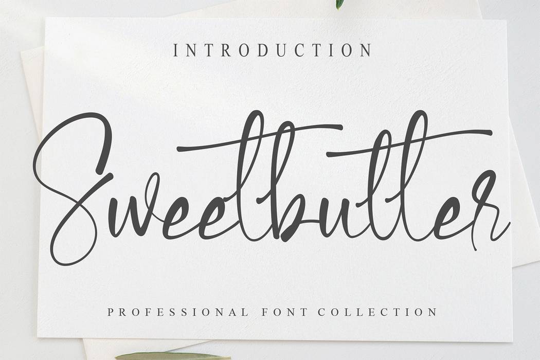 Sweetbutter Font sample