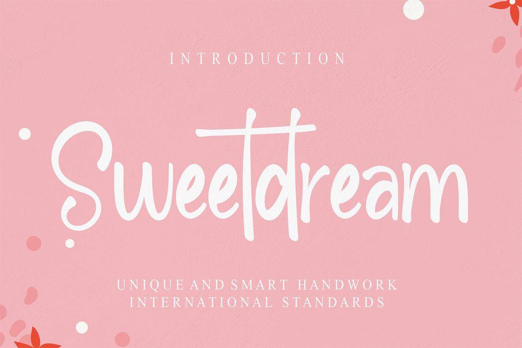Sweetdream Font sample